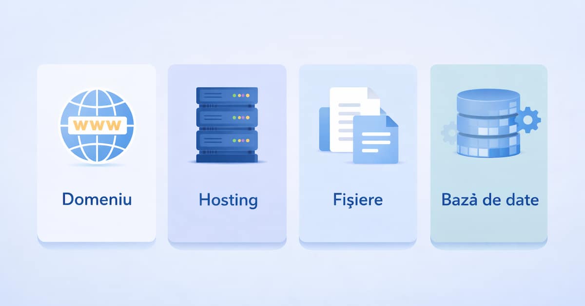 din ce este alcătuit un site web