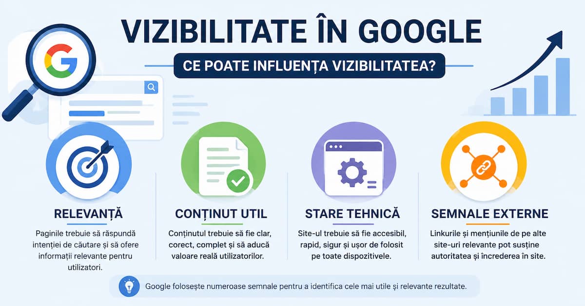 vizibilitate site în Google prin SEO