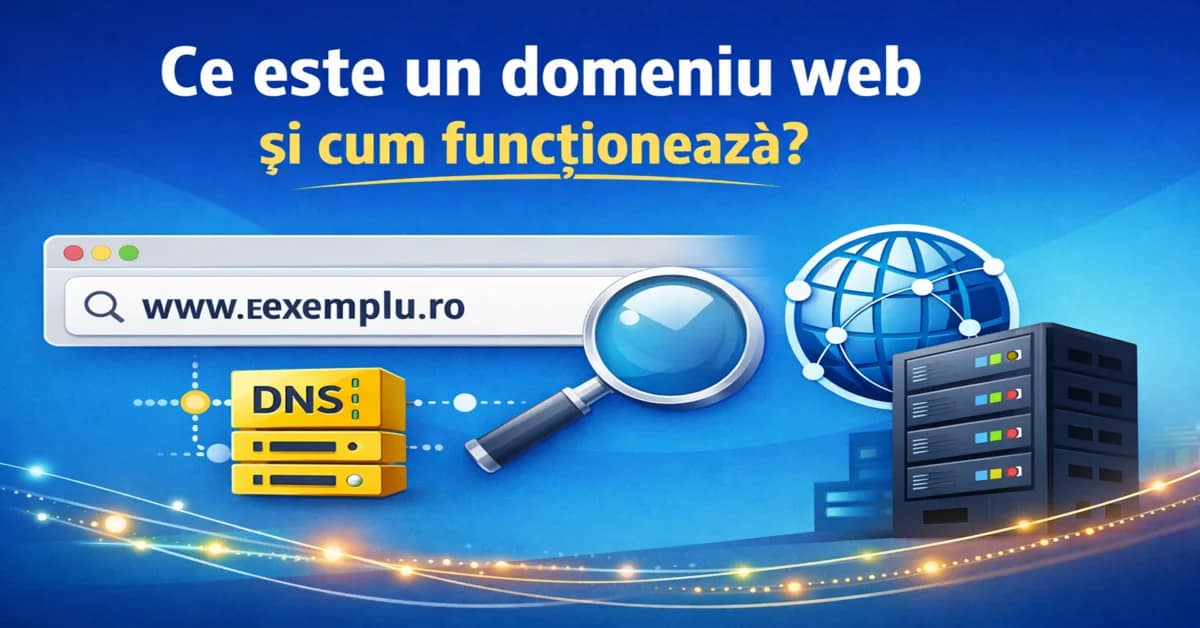 ce este un domeniu web și cum funcționează