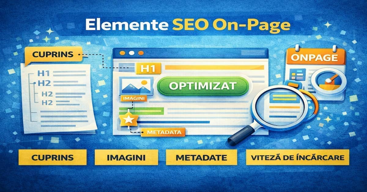 elemente seo on-page checklist optimizare