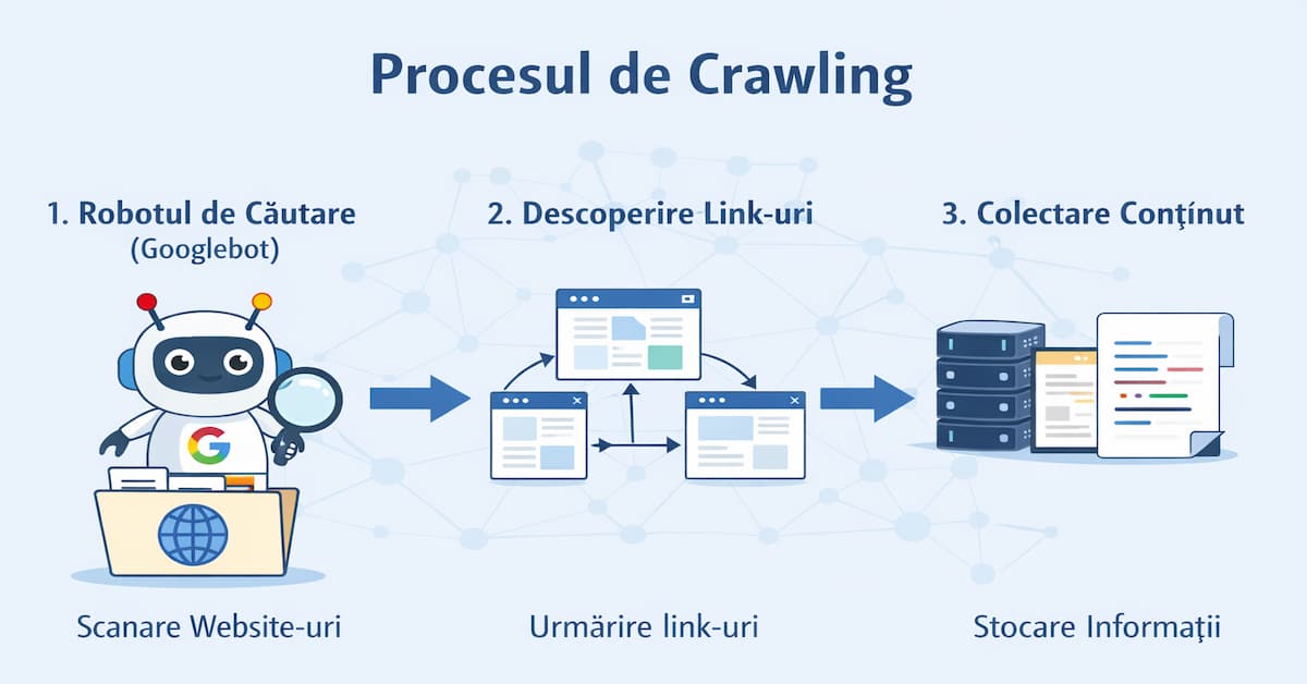 Procesul de crawling Google