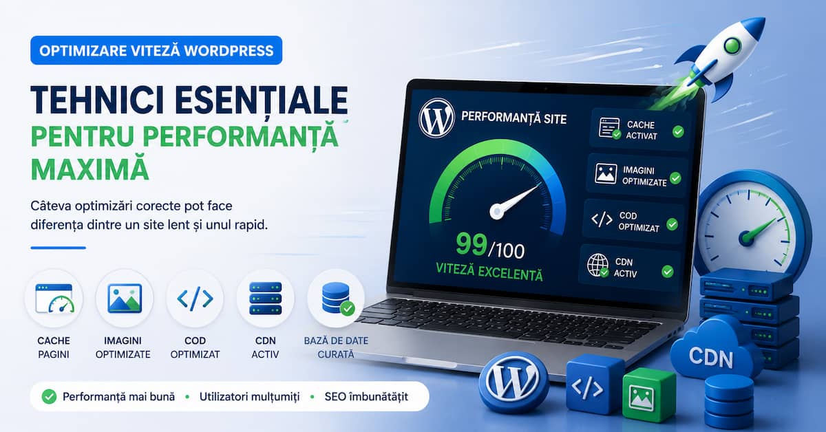 Tehnici esențiale pentru performanță web și Core Web Vitals
