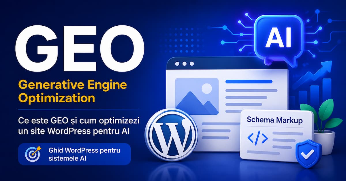 Ce este GEO și cum optimizezi un site WordPress pentru AI
