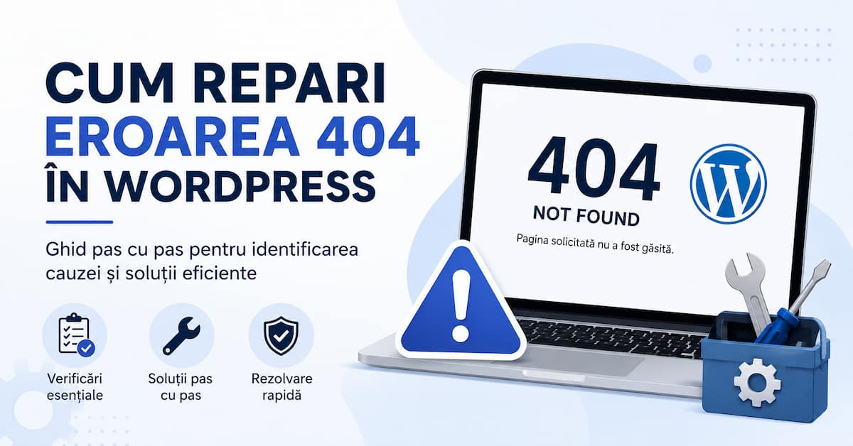 Cum repari eroarea 404 în WordPress