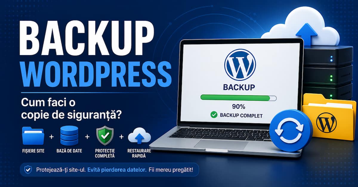 Backup WordPress: cum faci o copie de siguranță?