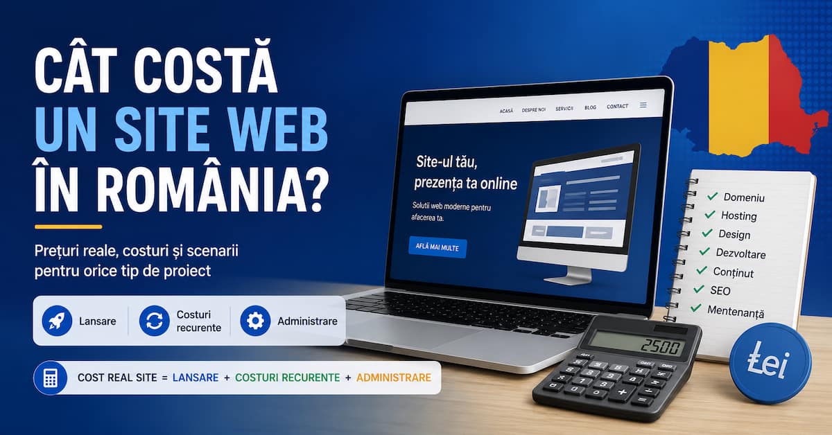 Cât costă un site web în România