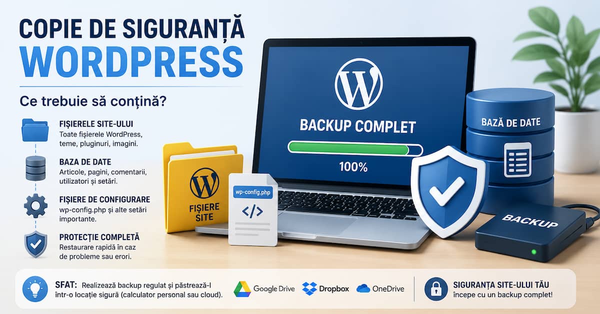 copie de siguranță WordPress