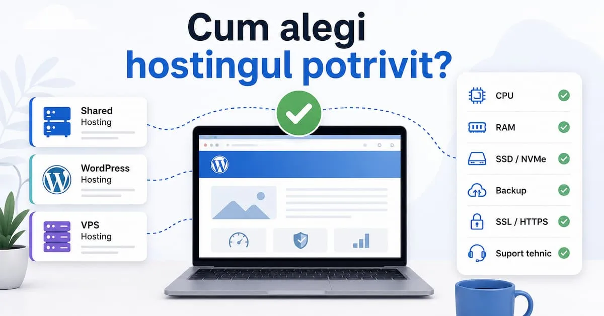 Cum alegi hostingul potrivit pentru site-ul tău?