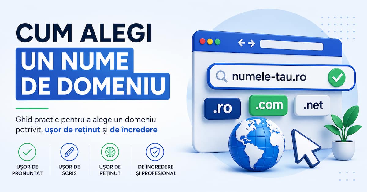 Cum alegi un nume de domeniu