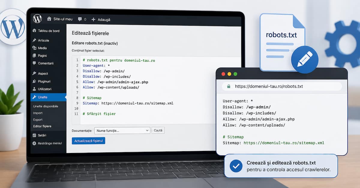 cum creezi fișierul robots.txt în WordPress