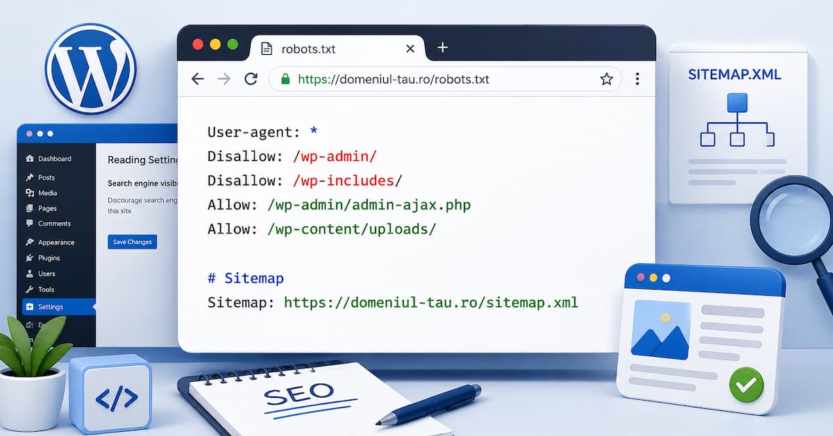 Cum creezi fișierul robots.txt