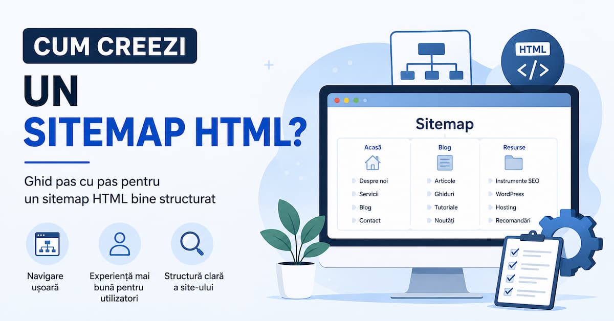 cum creezi un sitemap HTML