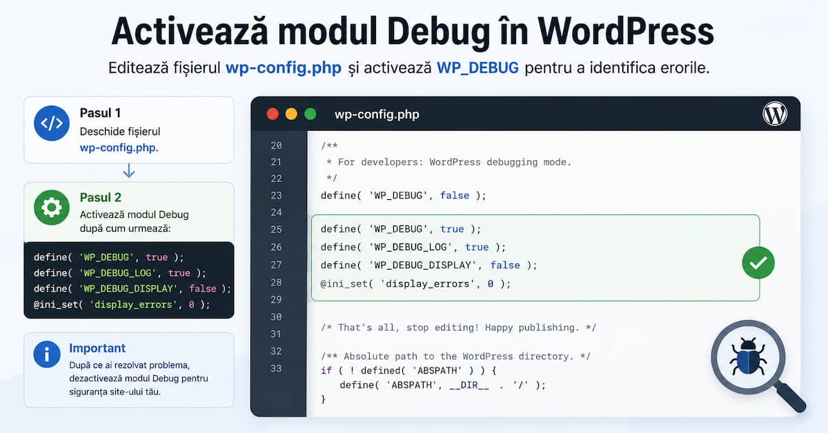 cum repari ecranul alb în WordPress