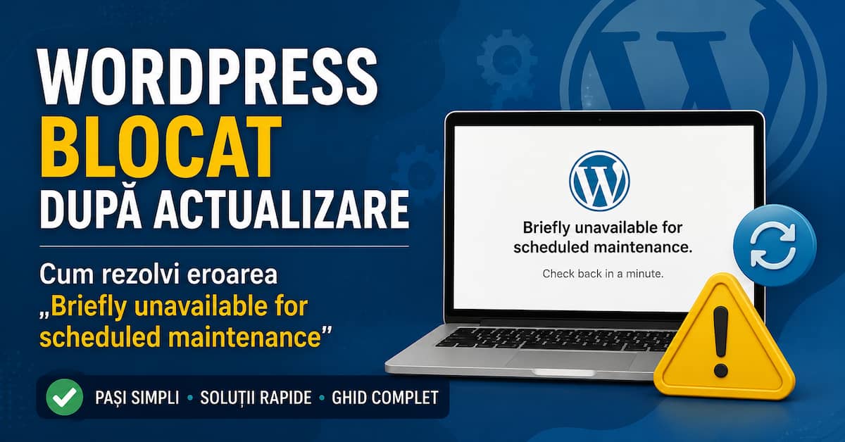 WordPress blocat după actualizare