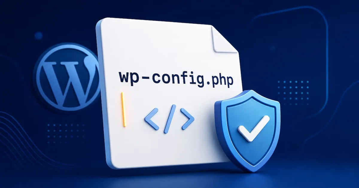 wp-config.php editat în siguranță